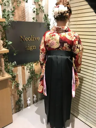 ヘアアレンジ あき えいみのヘアスタイル