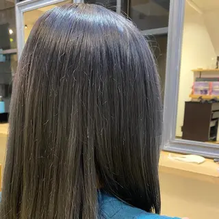 ミディアム カラー 艶カラー/韓国顔周り 🎀mamiのヘアスタイル