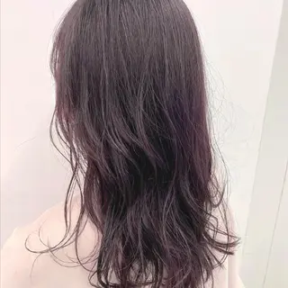 ミディアム カラー 🤍💕ブリーチカラ ーAyaka💕🤍のヘアスタイル