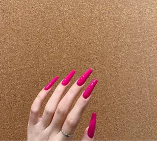 ネイル 🎀Pink ピンク🎀のネイルデザイン