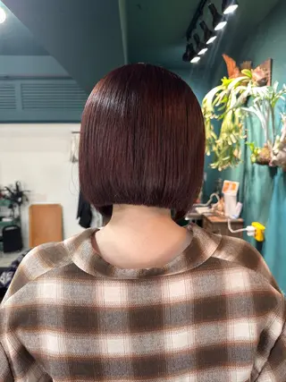 ミディアム カラー vivre libre（ヴィーヴル リーブル）所属・ビブル/ 仲村真里奈のヘアスタイル