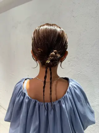 ヘアアレンジ 🍪ﾖｼｲﾊﾙﾈ🍪 ﾗﾍﾞﾝﾀﾞｰｶﾗｰのヘアスタイル