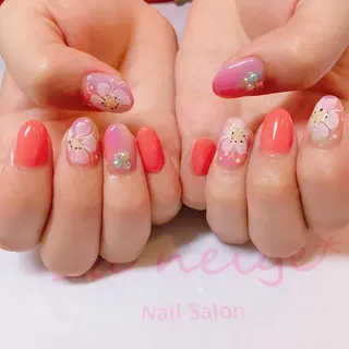 ネイル La neige* yuki 🥯🍑のネイルデザイン