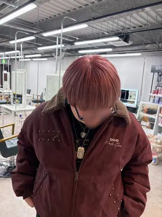 カラー メンズ limitみづき🌙 ブリーチカラーのヘアスタイル