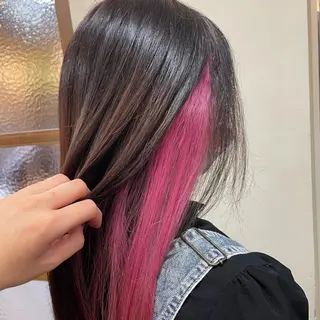 ロング カラー NiCHE avenir吉祥寺所属・💜カラー/縮毛矯正 /NARUKA💜のヘアスタイル