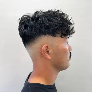 パーマ メンズ 押上/ショート・ボブ /パーマ/山口卓朗のヘアスタイル