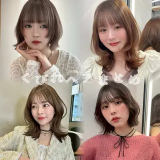 カラー レイヤー/暖色カラー /パーマ/落合 歩夢のヘアスタイル