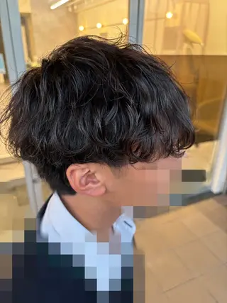 パーマ メンズ 西澤 綺羅のヘアスタイル