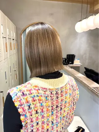ミディアム Lond azur所属・🇰🇷韓国レイヤー 韓国風ボブのヘアスタイル