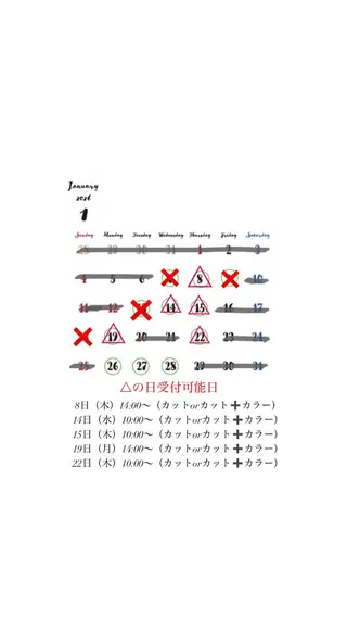 新垣 琉花のヘアスタイル