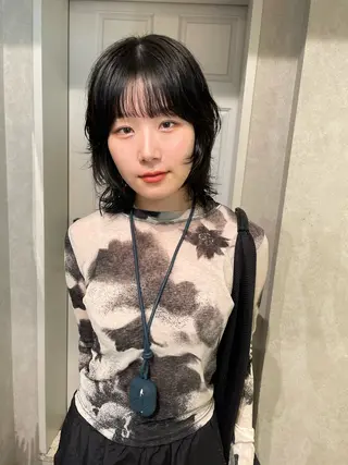 ミディアム カラー ナチュラル透明感🌱 小山美樹子のヘアスタイル