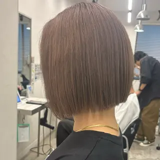 ショート カラー 髪質改善ストレート /暖色カラー🎀🪞のヘアスタイル