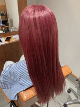 カラー simple &所属・コバヤシ ヒナのヘアスタイル