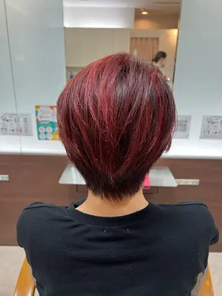 ショート Hair Make NEWYORK　稲荷町店所属・moe 🍀美髪矯正 ツヤツヤストレートのヘアスタイル