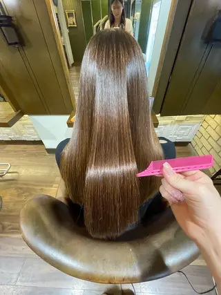 ロング AGREE所属・下元 舞香のヘアスタイル