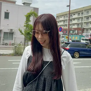 ロング カラー 𓍯暖色/韓国風 田中沙羅‎𓍯のヘアスタイル