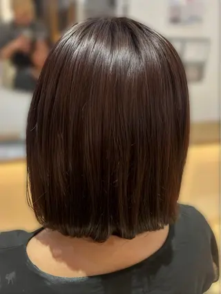 ショート カラー 🖤みらい🖤縮毛/ ブリーチモデル募集のヘアスタイル