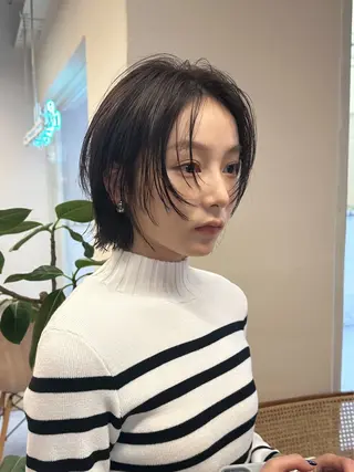 ショート カラー ハイトーン×似合わせ 🌱中川慎之介のヘアスタイル