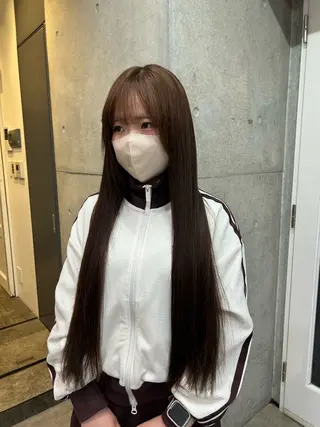 ロング カラー レイヤー/ブロンド 透明感カラー/ヒロトのヘアスタイル