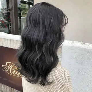 セミロング カラー 澤村 亜衣理のヘアスタイル