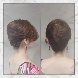 ロング ヘアアレンジ ヘアセット/着付け 𓇼 松本 夏美𓇼のヘアスタイル