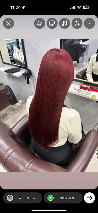 セミロング カラー 池袋/カラー特化🎨 ロング料金なし🩵のヘアスタイル