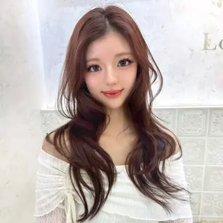 ロング カラー 荻野 峻輔/レイヤー /韓国ヘア/艶カラーのヘアスタイル