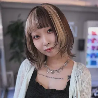 ミディアム iga / 渋谷5分/完全個室のヘアスタイル