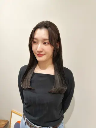 ロング カラー hibiki/セット /透明感カラーのヘアスタイル