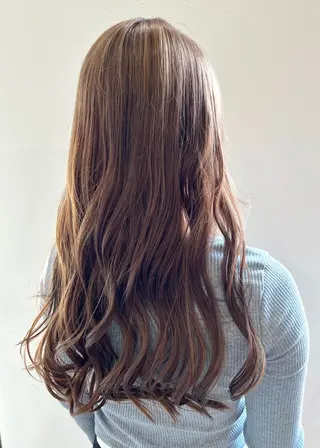 ロング カラー 韓国風レイヤー ∕ 大隣 里桜のヘアスタイル