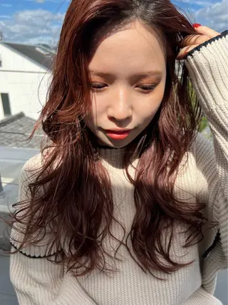 ロング カラー ロカリタ　河原町三条所属・🌐👽フクイ キララ🌎💎のヘアスタイル