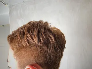 ショート カラー メンズ レイヤー/ウルフ/ ハッシュカット/そらのヘアスタイル