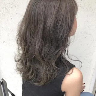 ミディアム カラー 艶髪育成サロン 京橋　shinのヘアスタイル