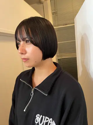 ショート ボブ/レイヤー /河内温太のヘアスタイル