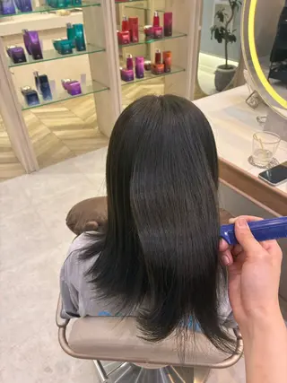 セミロング ハイトーン/韓国ヘア sena🩵のヘアスタイル