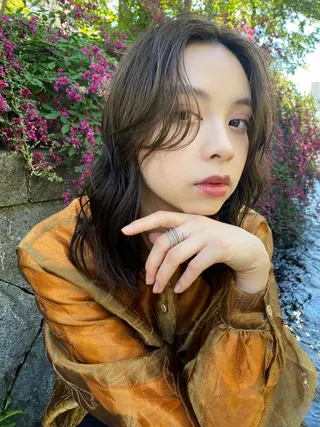 ミディアム カラー 林 浩太郎のヘアスタイル