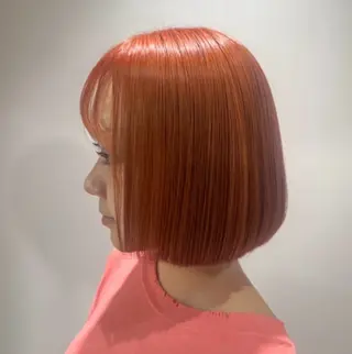 ミディアム カラー ブリーチカラー特化 美容師/𝕐𝕌𝕀のヘアスタイル