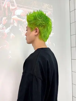 ショート カラー メンズ iki omotesando所属・KIRYU SARAのヘアスタイル