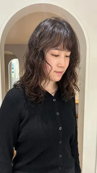 パーマ じゅわっと暖色カラー 🍊Moemiのヘアスタイル