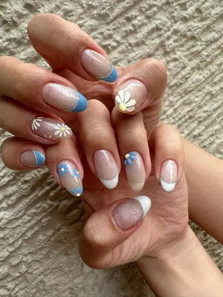 ロング カラー ヘアアレンジ キッズ ネイル マツエク・マツパ アイブロウ 福田 加奈のネイルデザイン