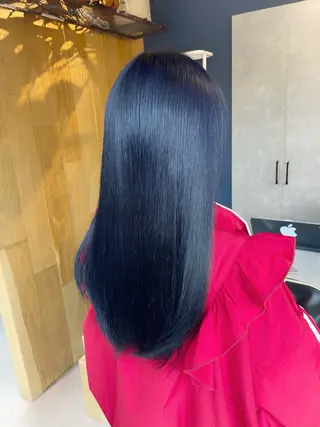 ロング カラー かわさき ともやのヘアスタイル