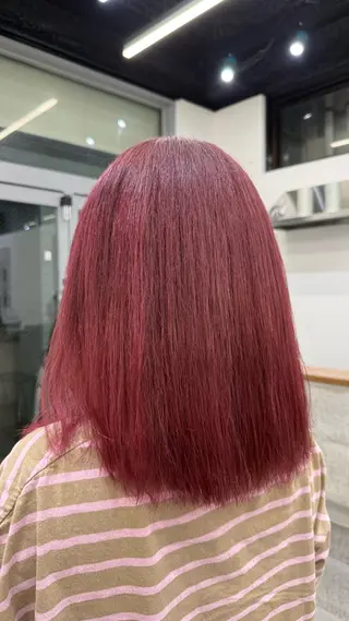 セミロング 🌈ハイトーンカラー ⋆˚ʚɞにいな🌈のヘアスタイル