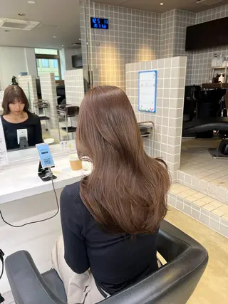 セミロング カラー 韓国レイヤーカット /REIのヘアスタイル