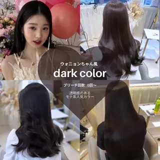 ロング カラー🇰🇷 💕髪質改善のヘアスタイル