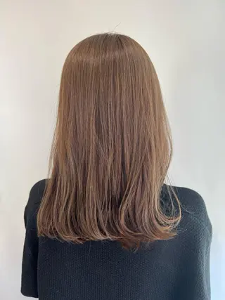 セミロング カラー パーマ ヘアアレンジ 加藤 綾華のヘアスタイル