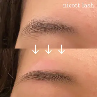 nicottlash 天王寺店の眉毛・アイブロウイメージ
