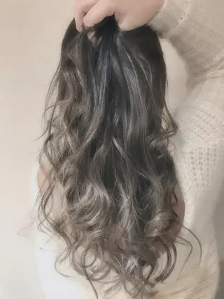 ロング カラー パーマ ヘアアレンジ filo byFeria渋谷所属・縮毛矯正/美髪 髪質改善/石田幸輔のヘアスタイル