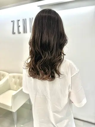 ロング パーマ ZENKO表参道店所属・デジタルパーマ 🌀ボブ　萩原　龍のヘアスタイル