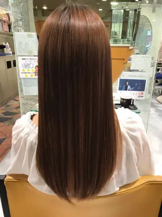 ロング 三田 豪のヘアスタイル