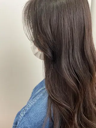 ロング カラー アンニュイヘア/ 顔周りカット/眞弓萌のヘアスタイル